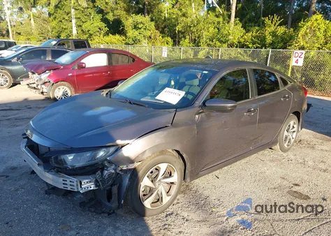 2019 Honda Civic Lx from USA, damaged, VIN 19XFC2F60KE037486